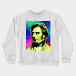 Robert Stephenson Colourful Portrait | Robert Stephenson Artwork 7 Crewneck Sweatshirt